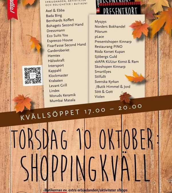 Shoppingkväll i Falköping