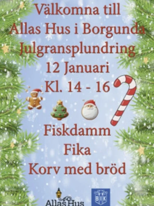 Julgransplundring i Allas Hus – Dansa ut julen!